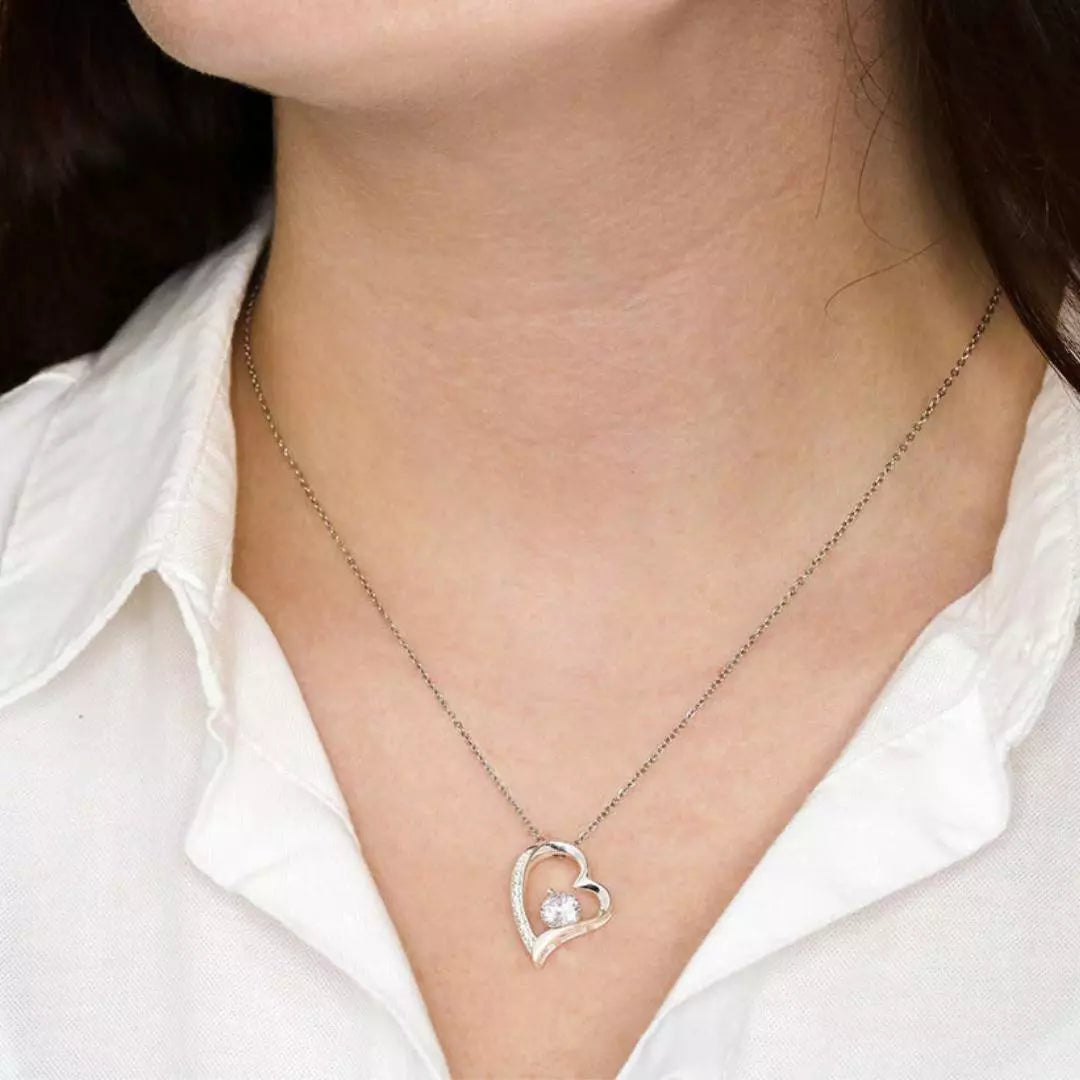 Collar Amor-Eterno para mi hija. Con dedicatoria especial