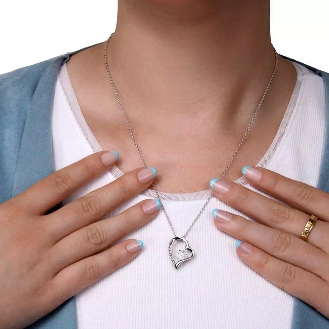 Collar Amor-Eterno para mi hija. Con dedicatoria especial