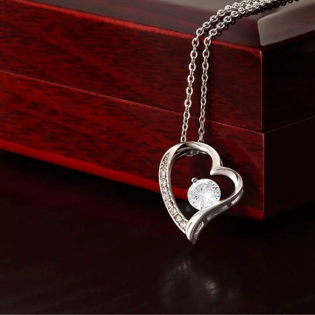 Collar Amor-Eterno para mi hija. Con dedicatoria especial