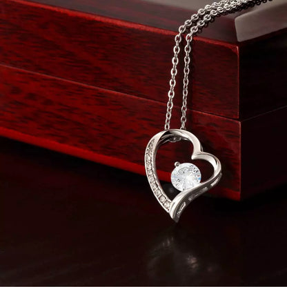 Collar Amor-Eterno para mi hija. Con dedicatoria especial