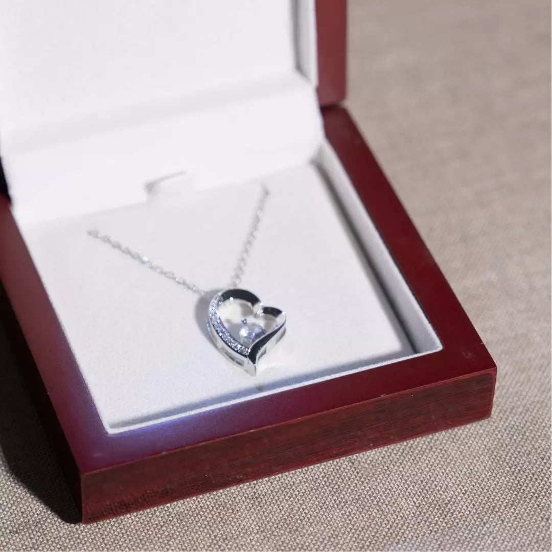 Collar Amor-Eterno para mi hija. Con dedicatoria especial