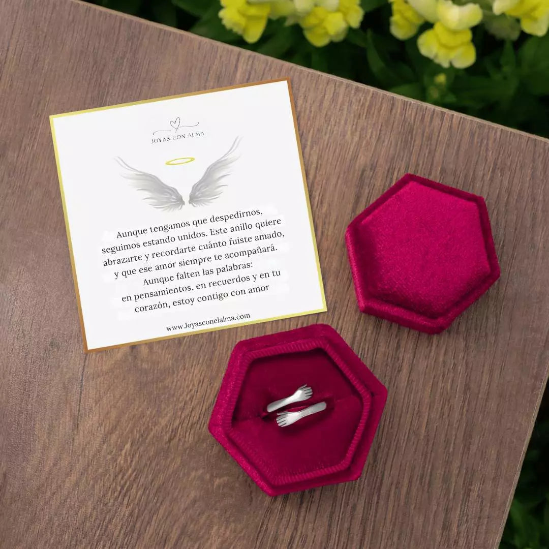 Anillo Abrazo Eterno de tu ser querido 🌿