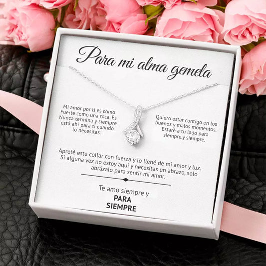 Collar con Dedicatoria (Para mi Alma Gemela)