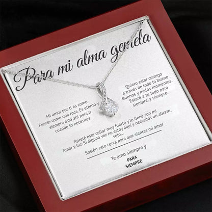 Collar con Dedicatoria (Para mi Alma Gemela)